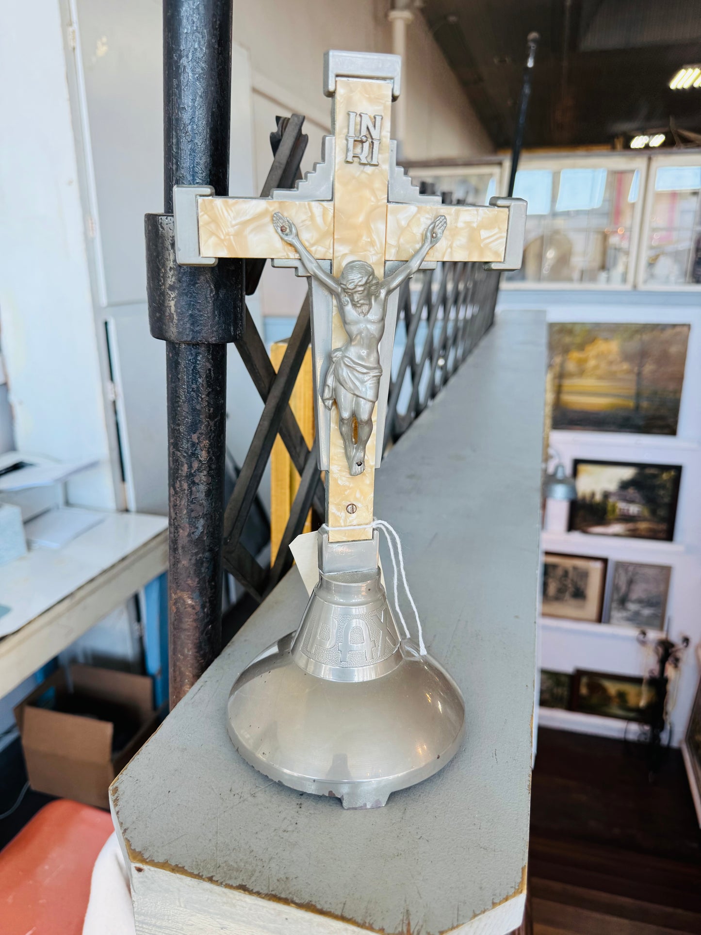 Vintage Belgian "PAX" Crucifix