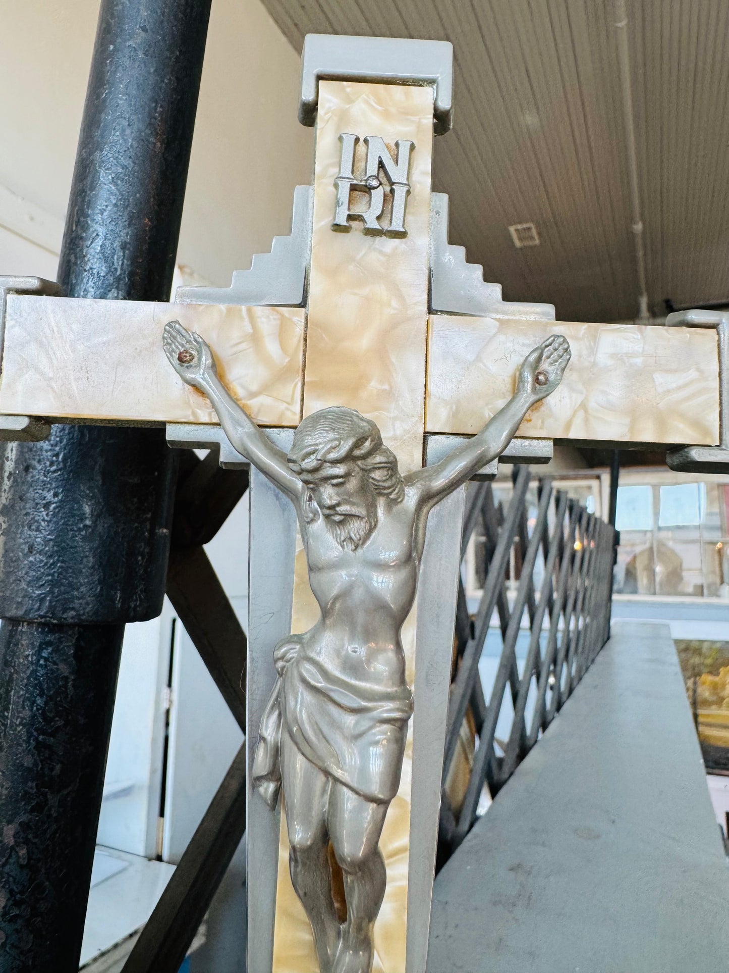 Vintage Belgian "PAX" Crucifix