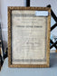 Antique 1906 French Certificate in Ornate Gilt Frame