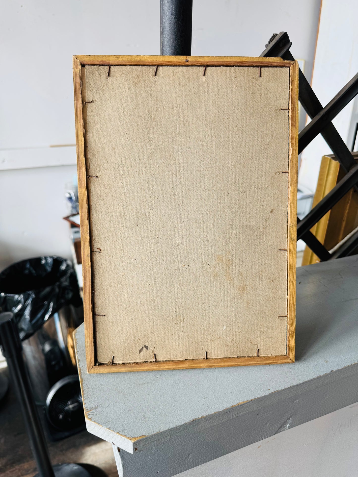 Antique 1906 French Certificate in Ornate Gilt Frame