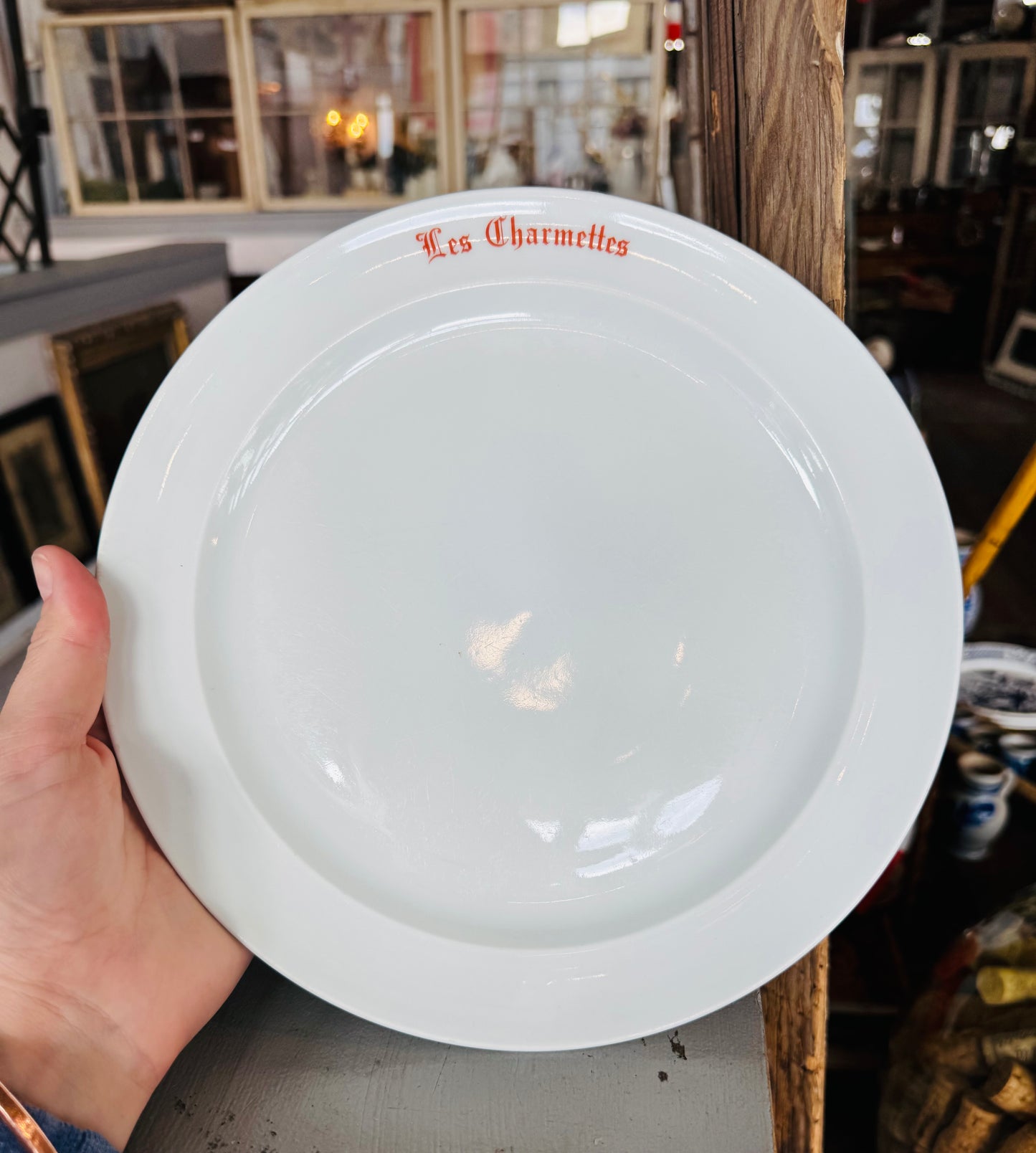 Vintage French Restaurant Plate
