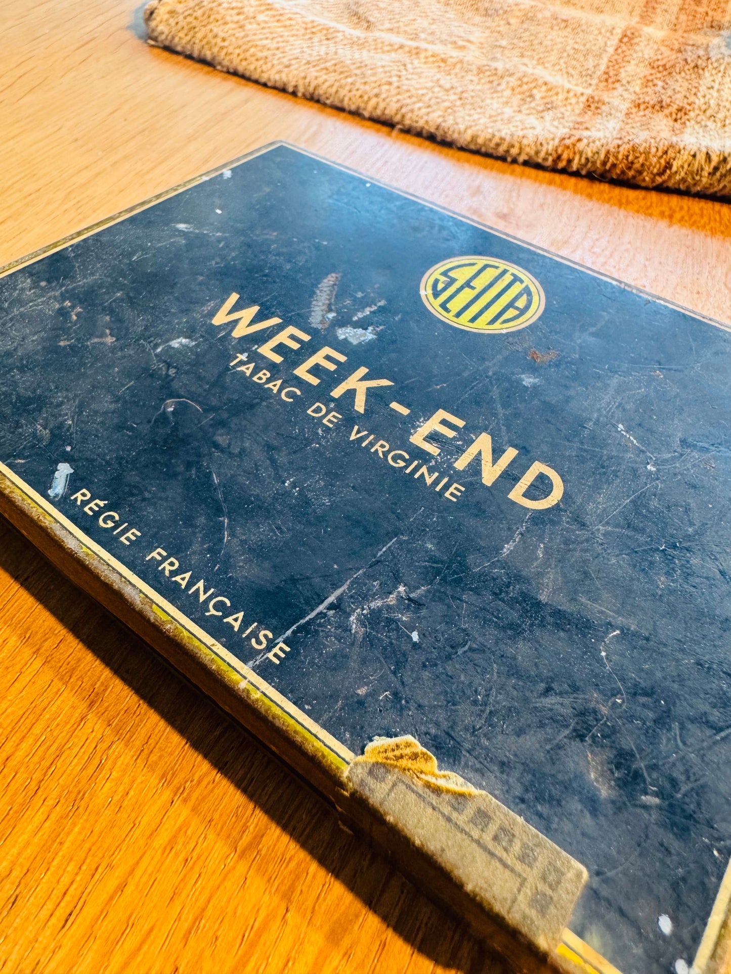 Antique French Cigarette Tin