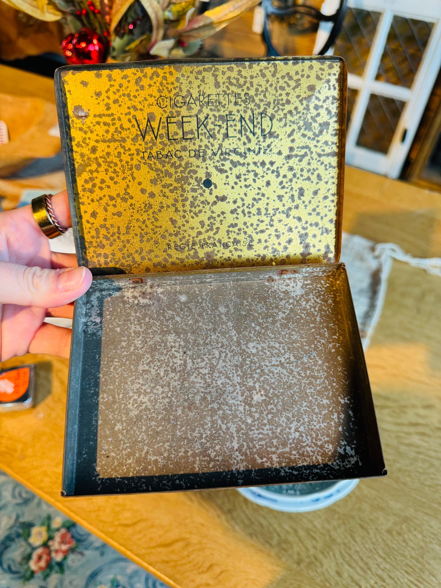 Antique French Cigarette Tin