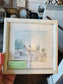 Vintage Framed Belgian Cottage Print