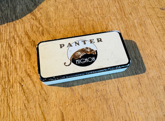 Vintage Dutch Panter Mignon Cigarette Tin