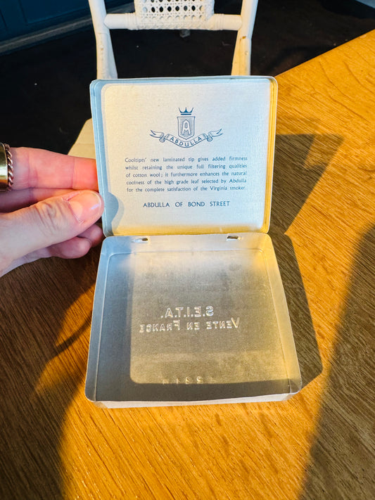 Vintage Abdulla Cooltipt Cigarette Tin