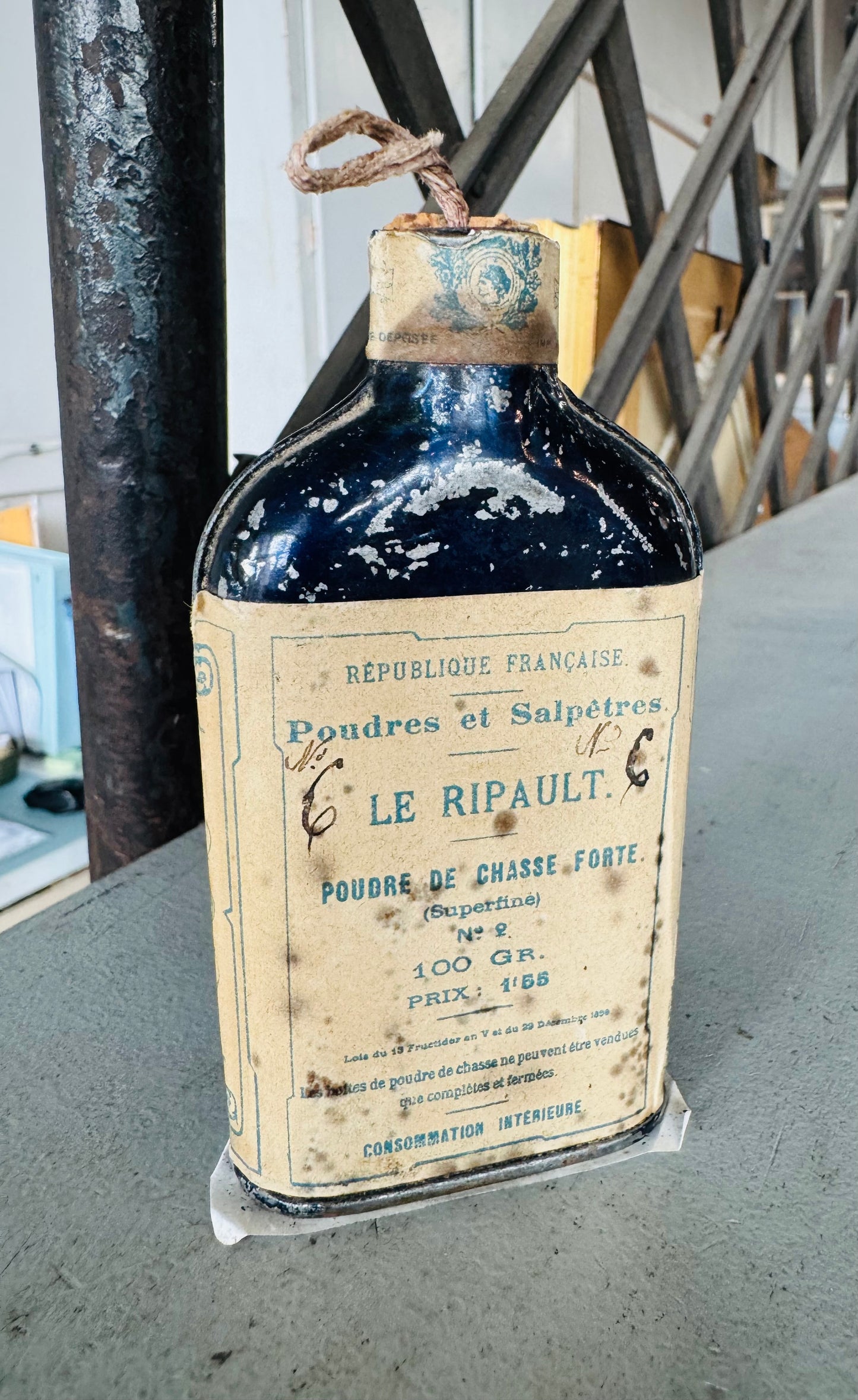 Vintage French medicine bottle