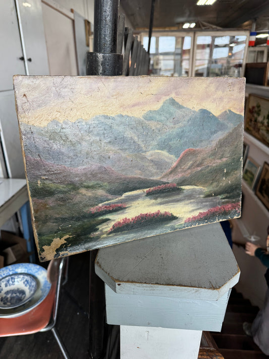 1920's French Oil on Canvas