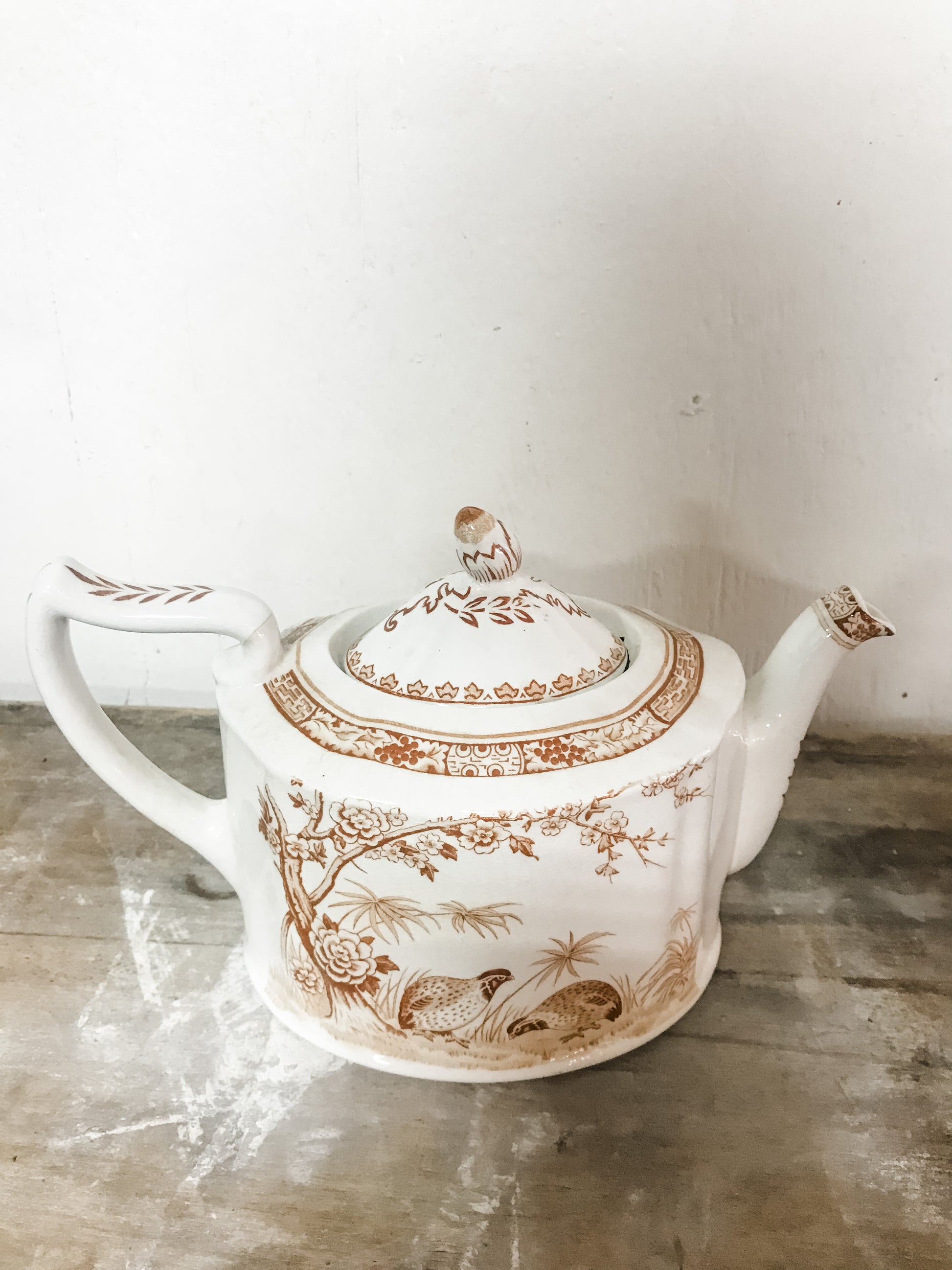 Furnival's Quail 2 Pc. Teapot (As Is) image 0