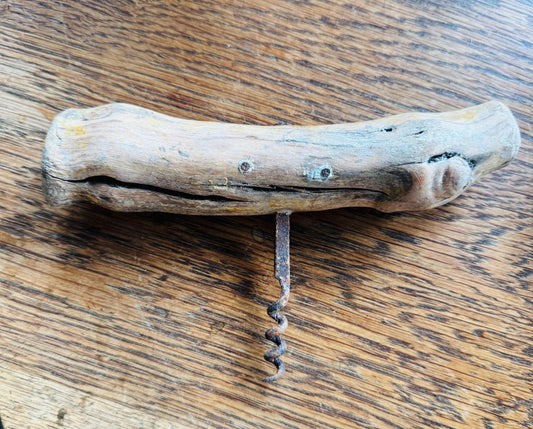 Vintage French Driftwood Corkscrew