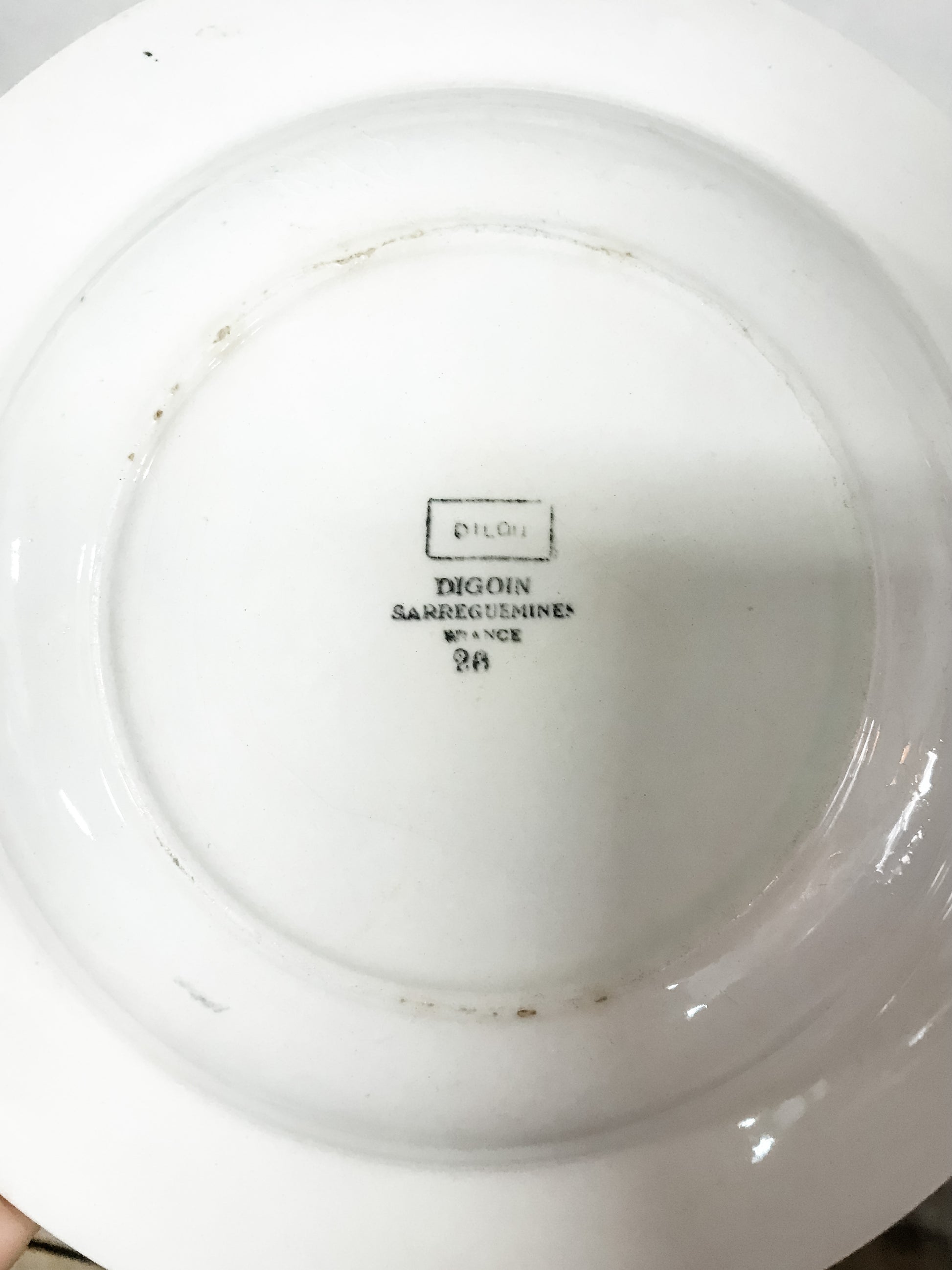 Set of 6 French china bowls image 4