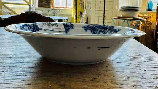 French Blue and White Dish image 1