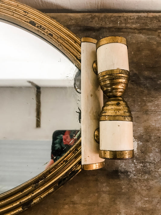 French art deco mirrored tray image 1
